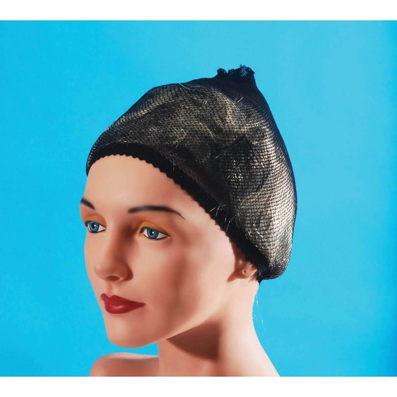 Star Power Hair Stay Net / One Size Costume Wig Cap - Black