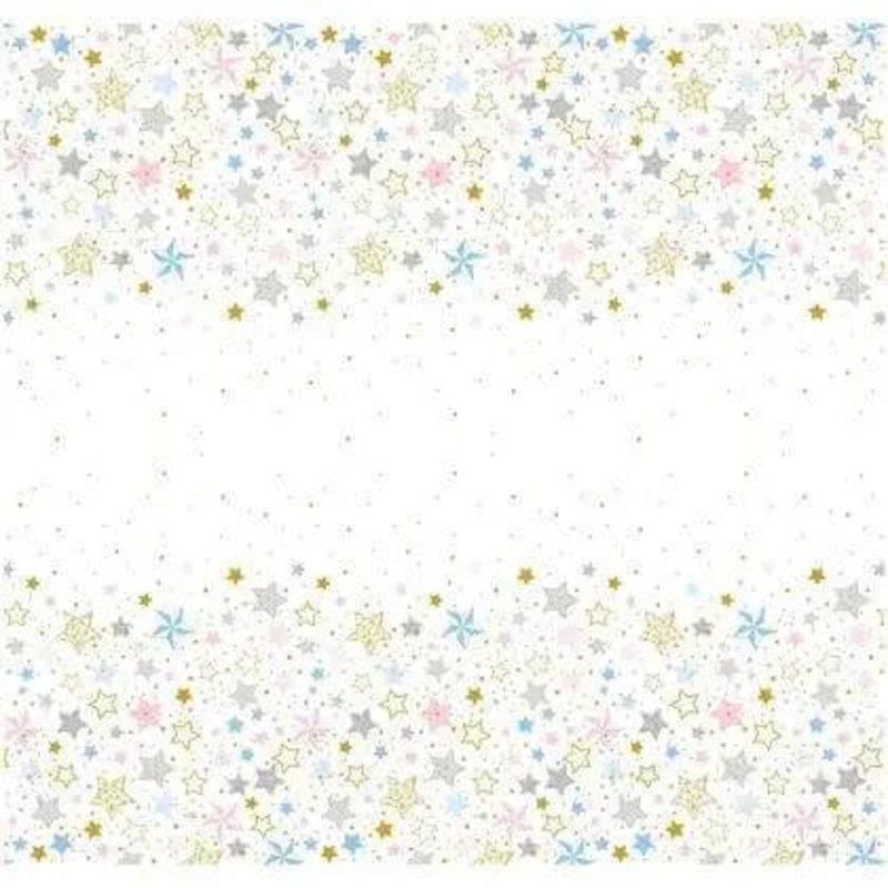 Twinkle Star Plastic Table Cover 54X84