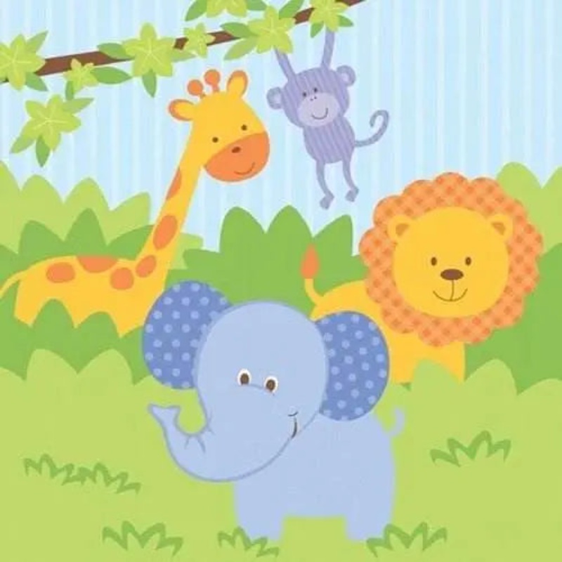 Value Forest Friends Lunch Napkins