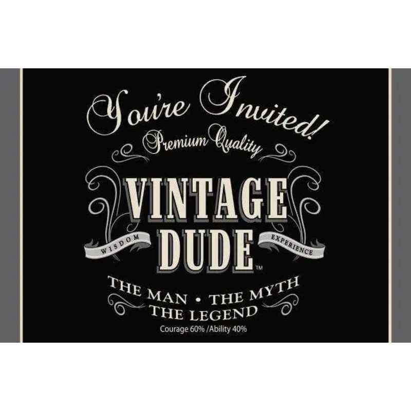 Vintage Dude - Invitations (8ct)