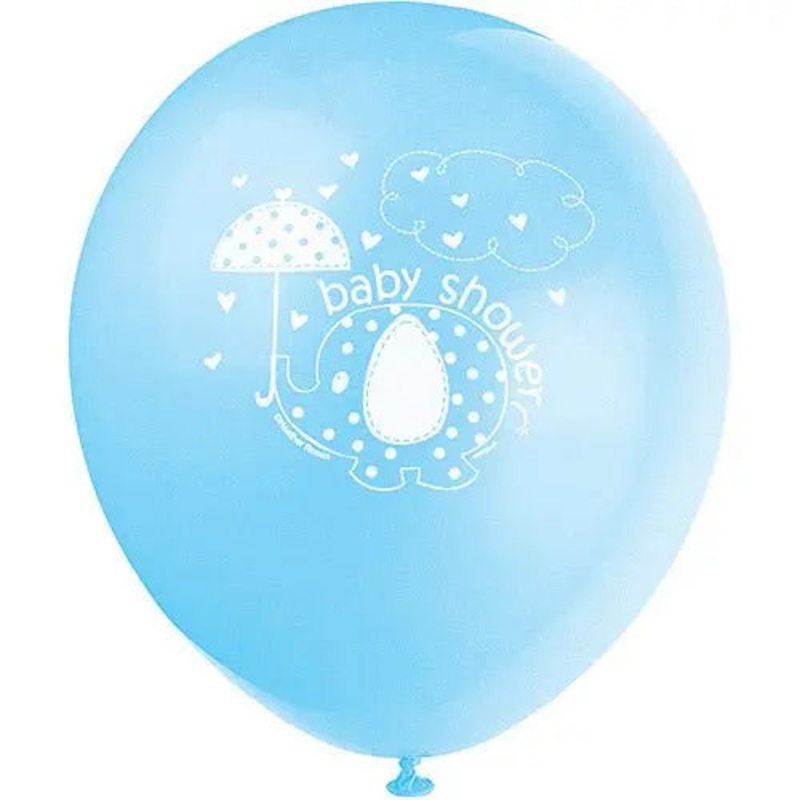 12" Umbrellaphants Latex Balloons - Blue