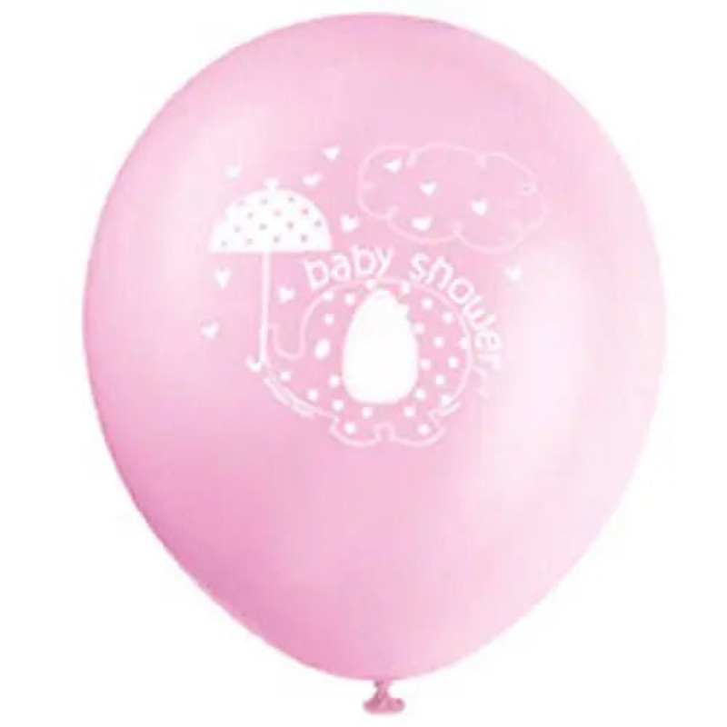 12" Umbrellaphants Latex Balloons - Pink