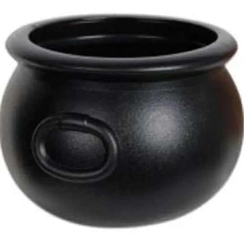 18" Cauldron Container - Black