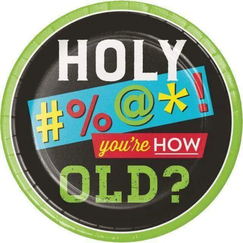 Age Humor 9" Plate