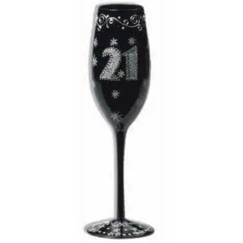 Champagne Flute - "21"