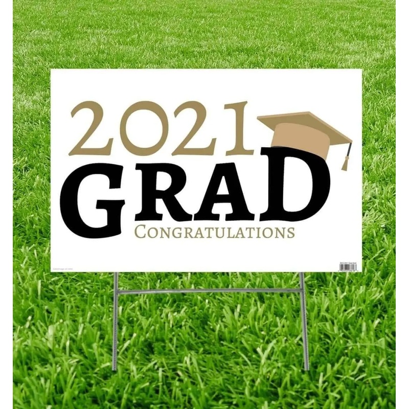 Congratulations Grad 2021 Yard Sign