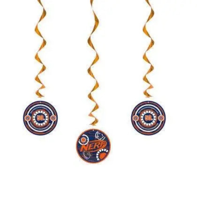 Nerf Hanging Swirl Decorations