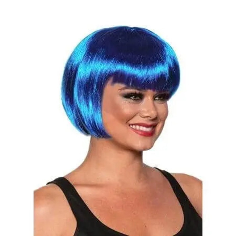 Royal Blue Bob Cut Wig