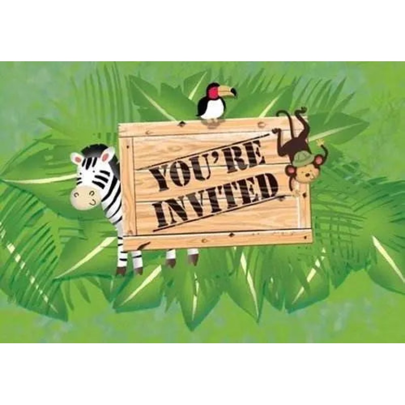 Safari Adventure - Invitations