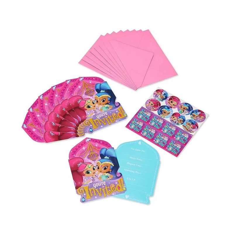 Shimmer and Shine Birthday Party Invitations (8ct)
