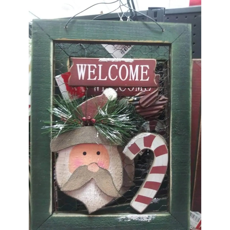 Snowman or Santa Hanging Plaque (1 each]