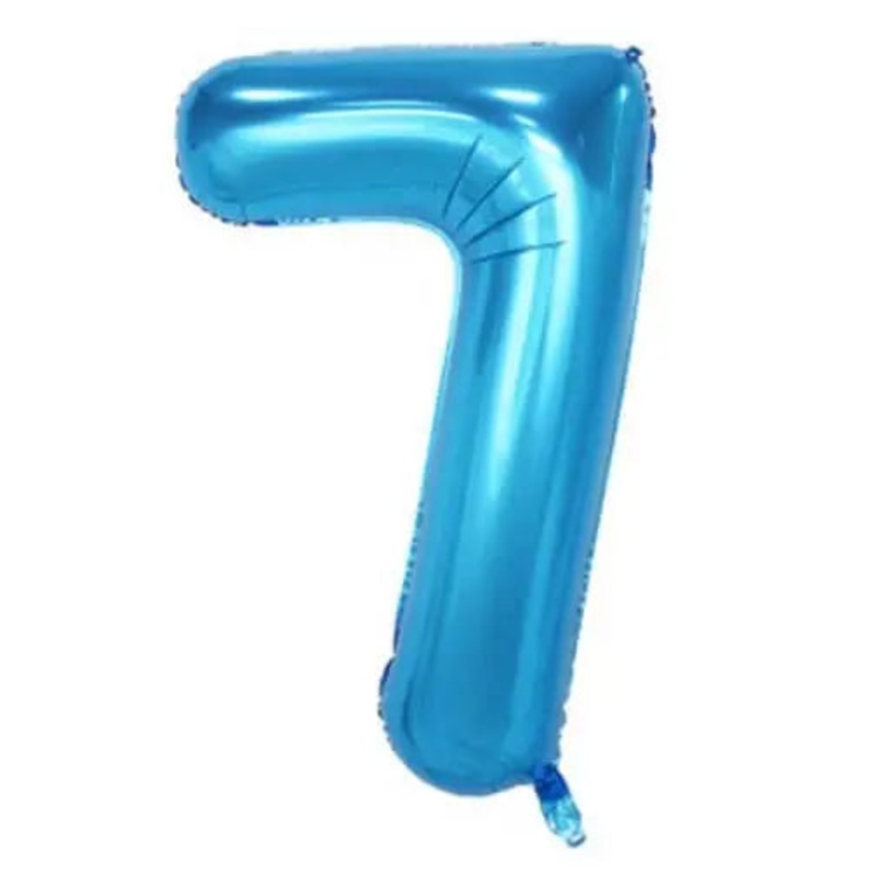 Trico - 34" Number '7' Mylar Balloon - Blue