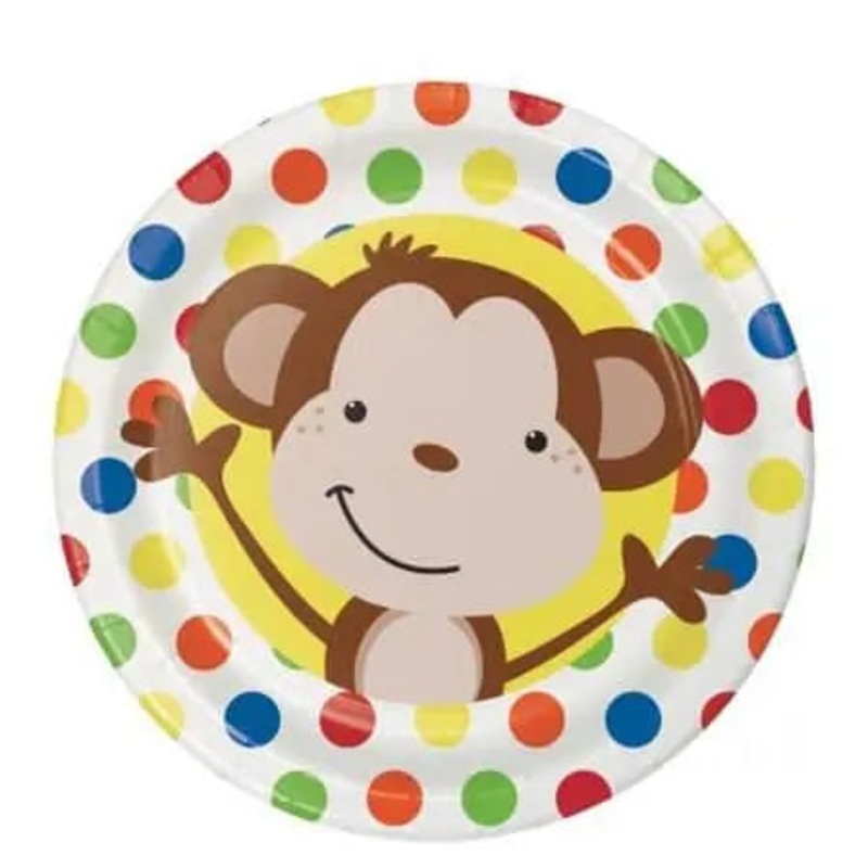 Value Fun Monkey 7" Plate