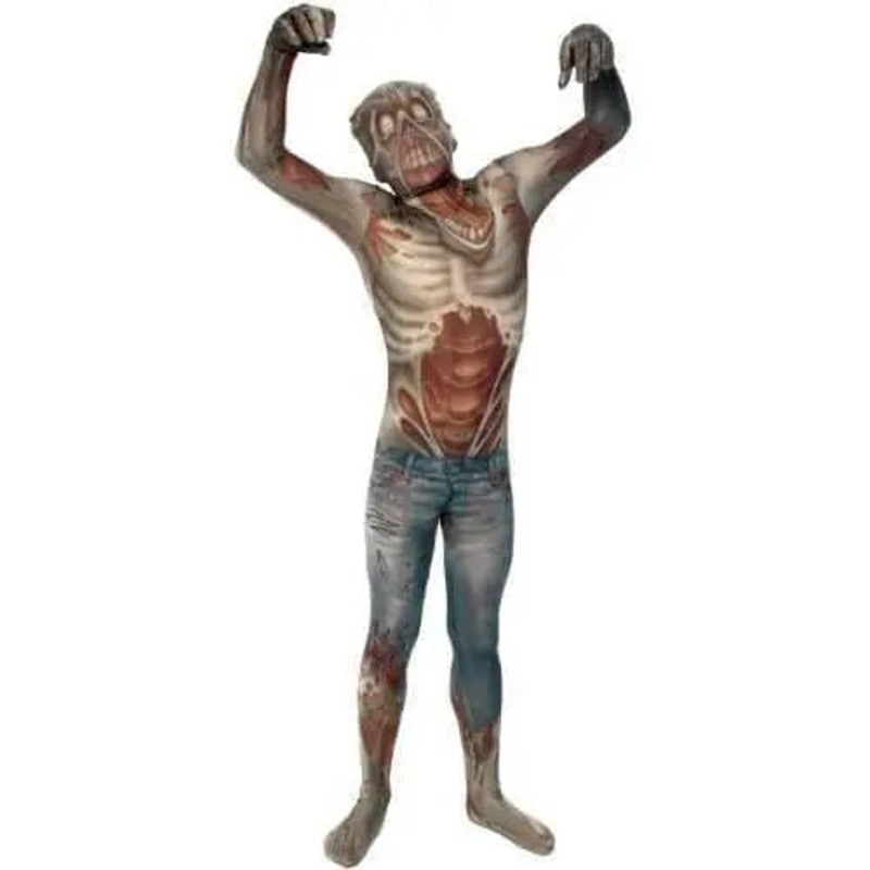 Zombie Morphsuit Adult Monster Costume- Large