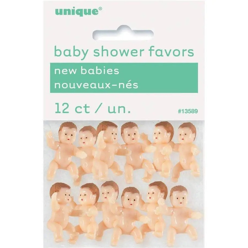 Baby Shower - Mini Plastic Babies (12ct)