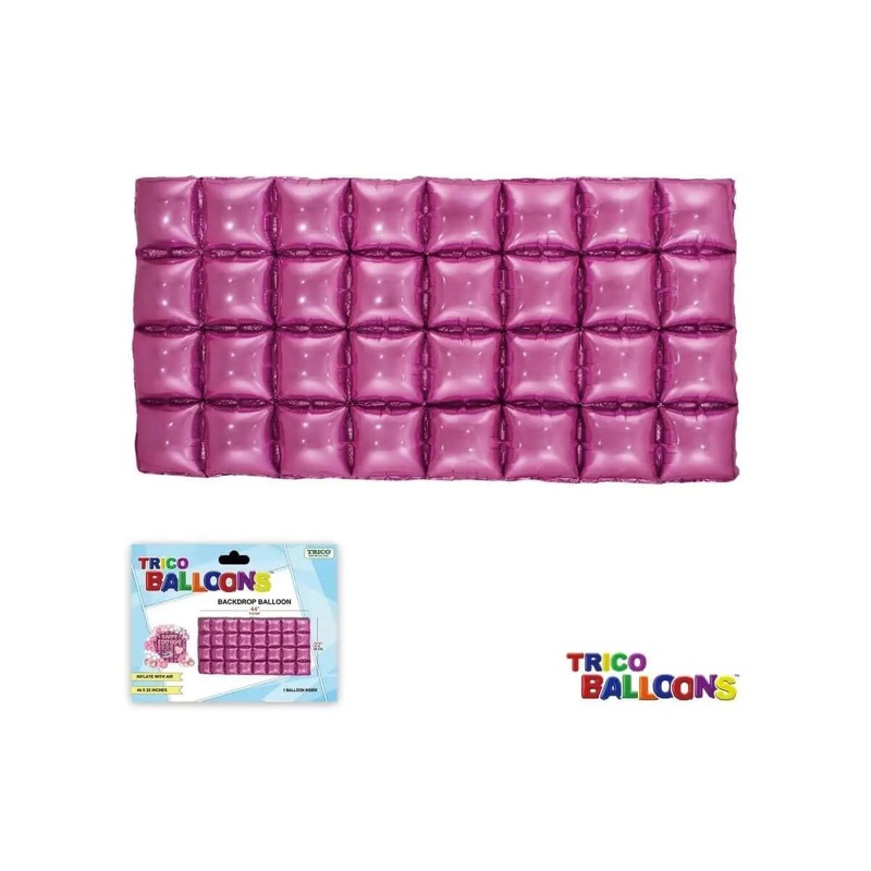 Backdrop Foil Balloons 44" X 22" - 1pc Pink