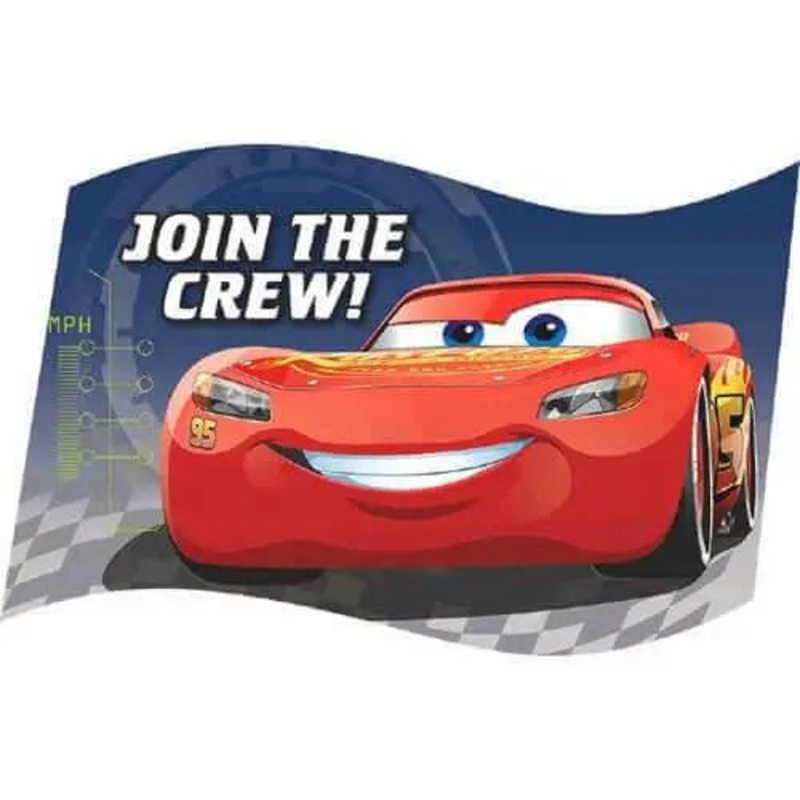 Cars 3 - Birthday Party Invitations