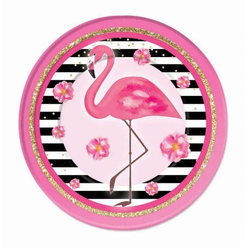 Flamingo - 9" Dinner Plates (8ct)