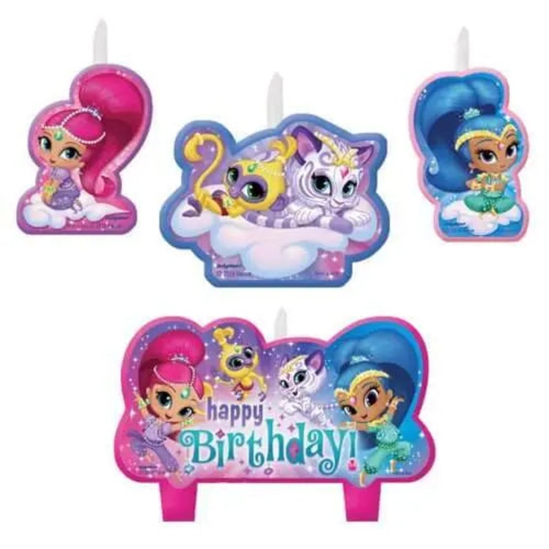 Shimmer and Shine Birthday Candles