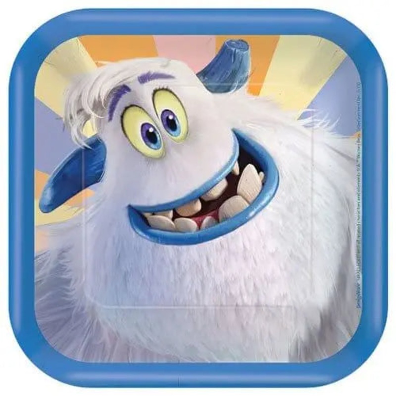 Small Foot - 7" Square Paper Plates (8ct)