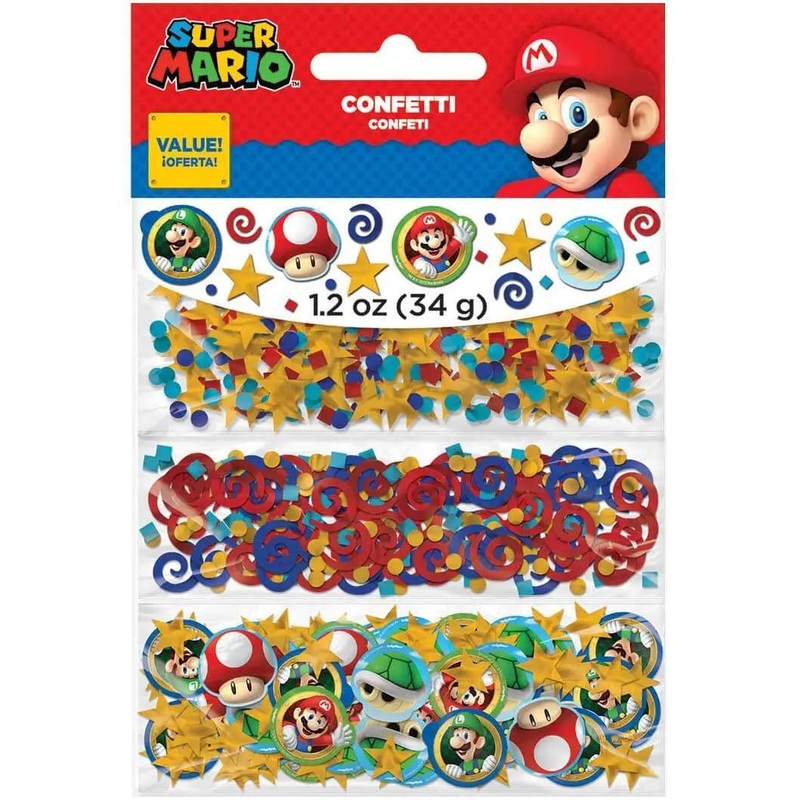 Super Mario - Birthday Party Confetti