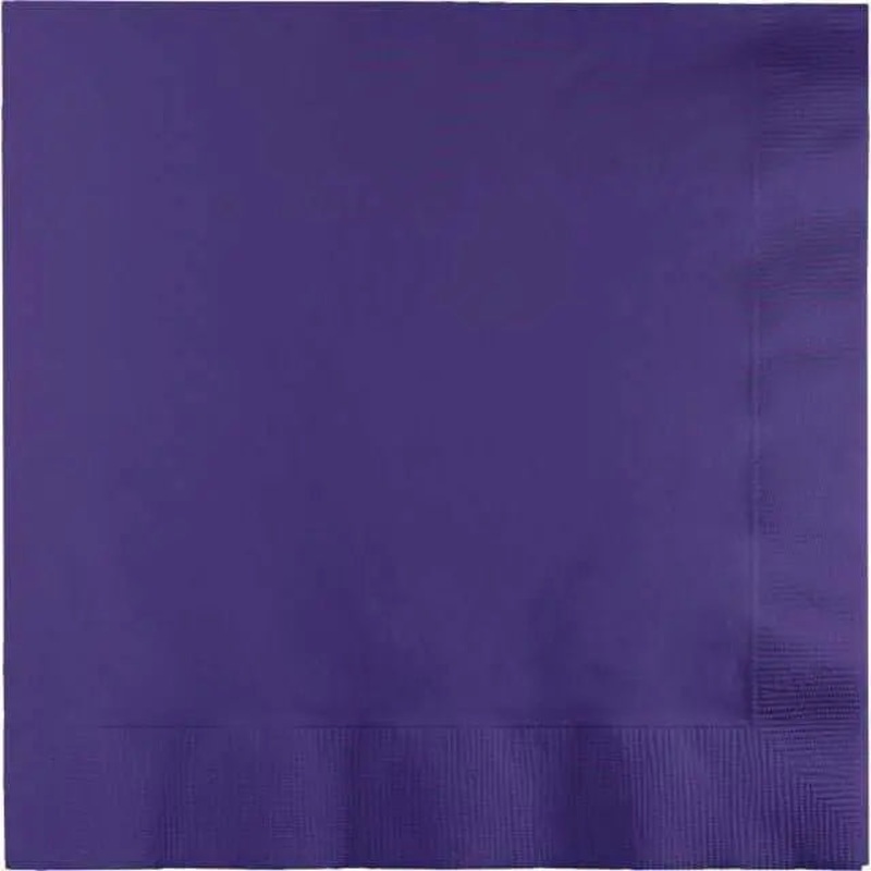 Value Purple Beverage Napkins