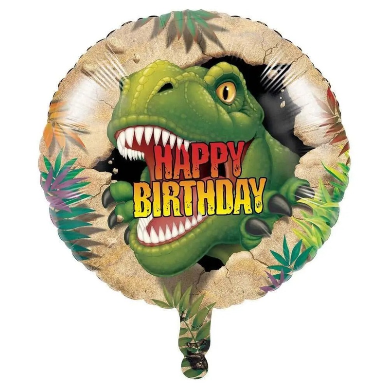 18" Dino Blast Mylar Balloon #59