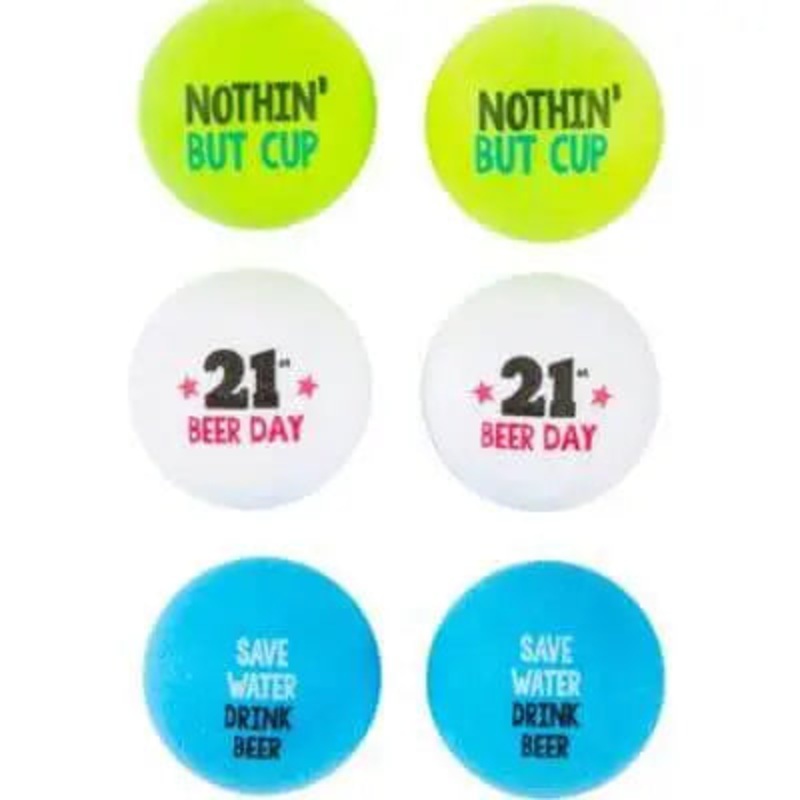 21st Brilliant Birthday Beer Pong Ball