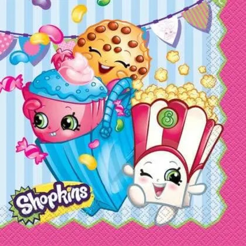 6.5" Shopkins Lunch Napkins (16ct)