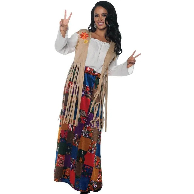 Hippie Fringed Vest (1ct)