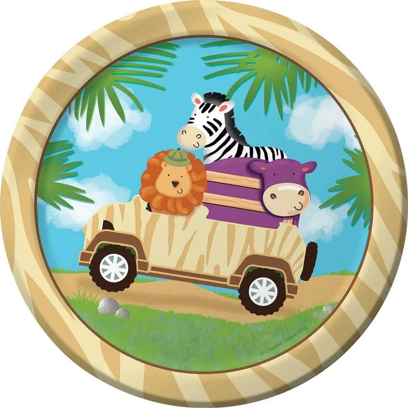 Safari Adventure - 7" Dessert Plates (8ct)