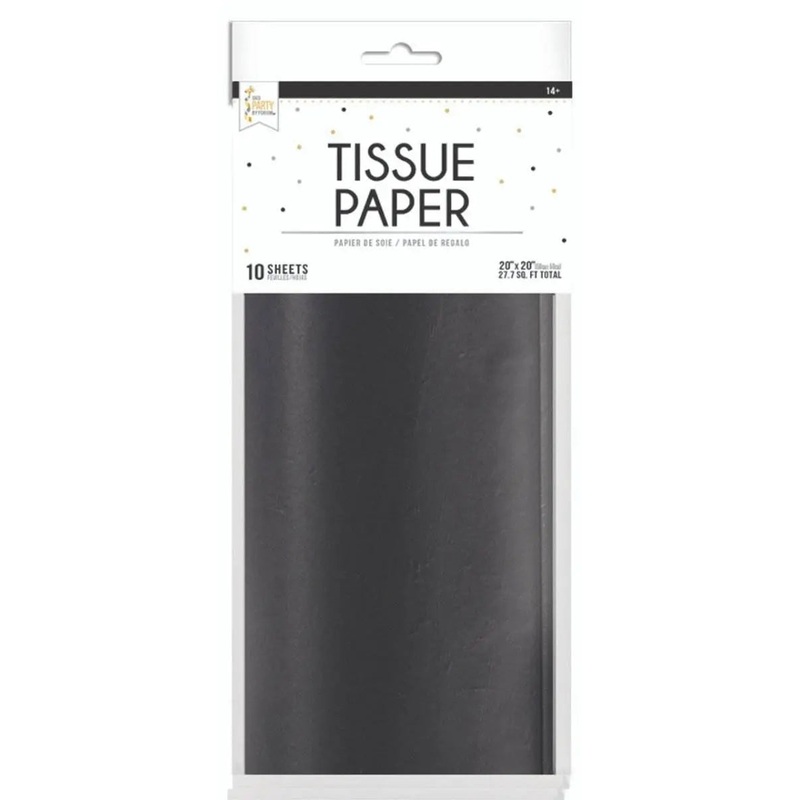Tissue Paper - Black (1ct)