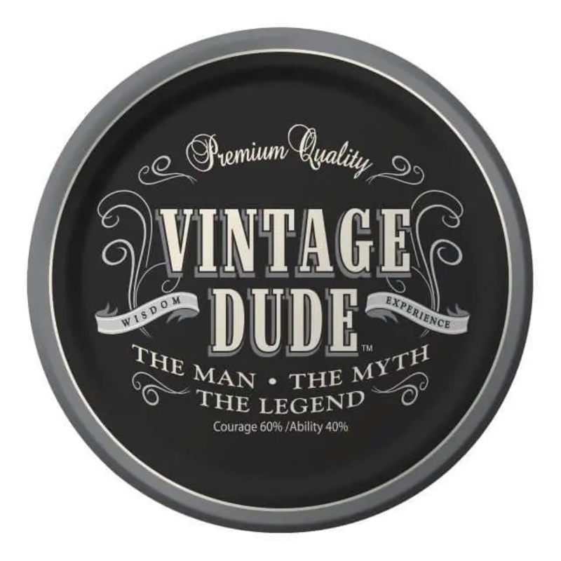 Vintage Dude - 7" Dessert Plates