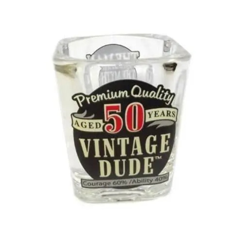 Vintage Dude 'Aged 50 Years' Shot Glass
