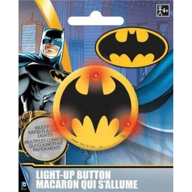 Batman Light Up Button