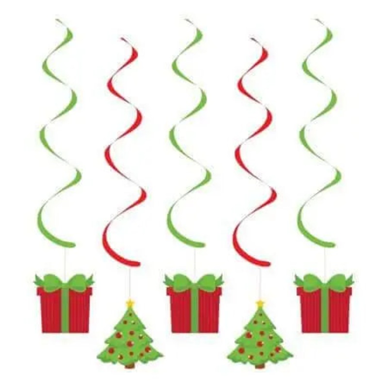 Christmas Presents and Trees Dizzy Danglers