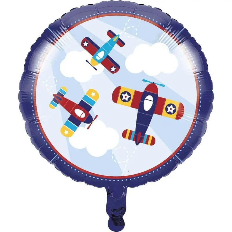18" Lil' Flyer Airplane Mylar Balloon