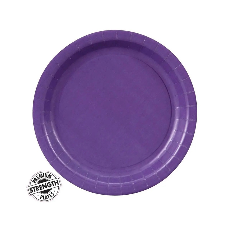 9" Dinner Plates - Purple (24ct)