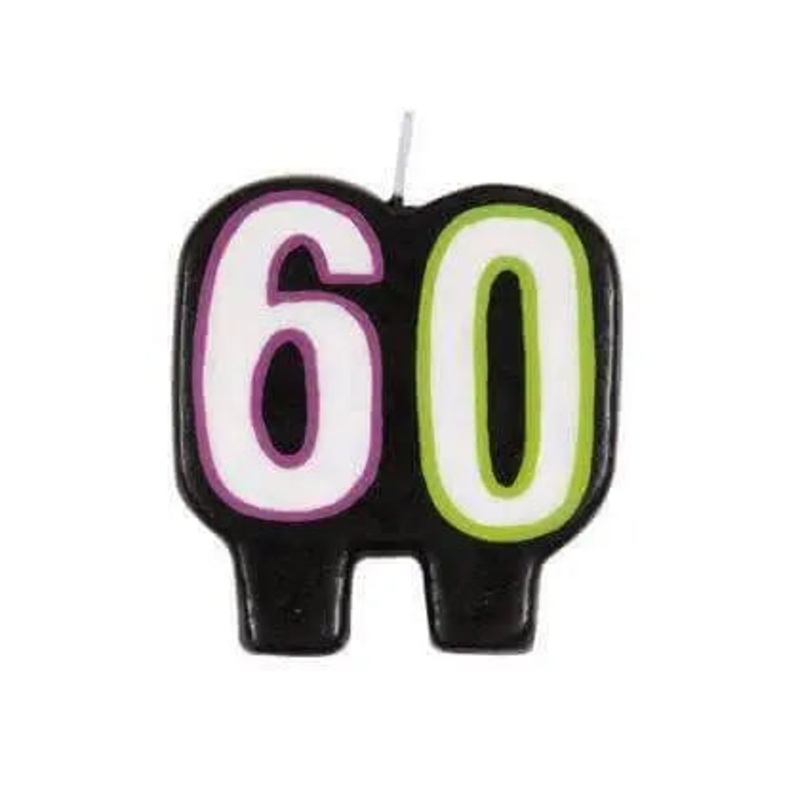 Birthday Cheer - 60th Birthday Candle