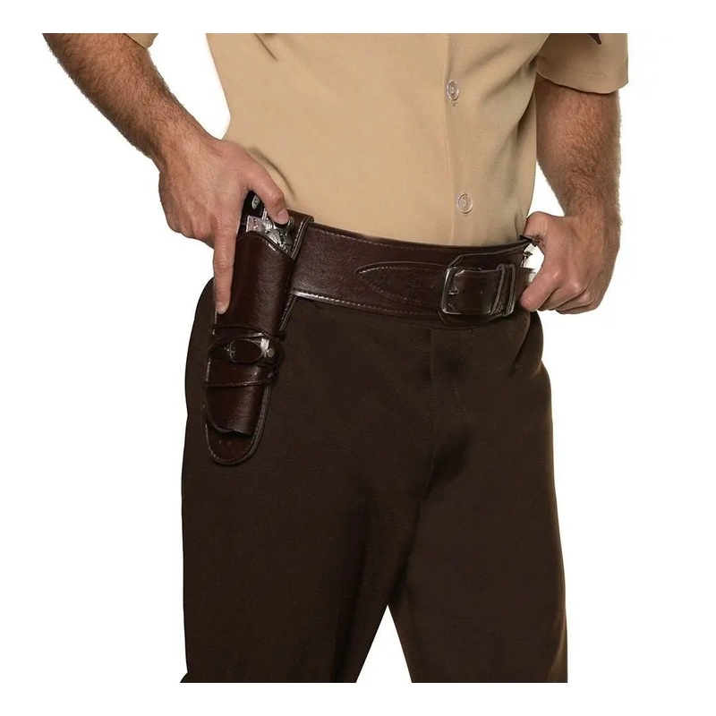 Single Cowboy Holster - Brown (1ct)