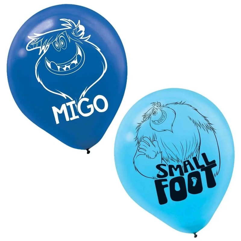Small Foot - 12" Latex Balloons (6ct)