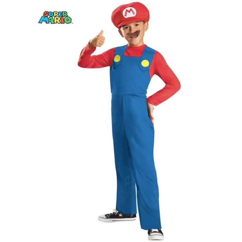 Super Mario - Classic Costume - M (7-8)