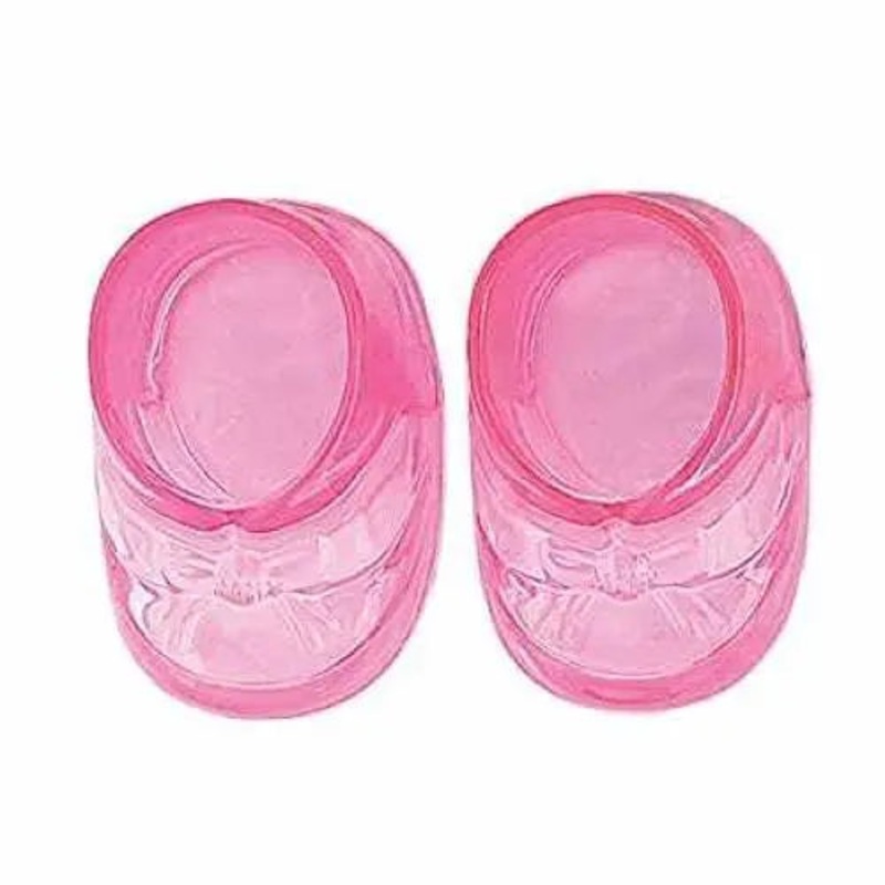 3" Baby Plastic Boots Favors - Pink (1 Pair)