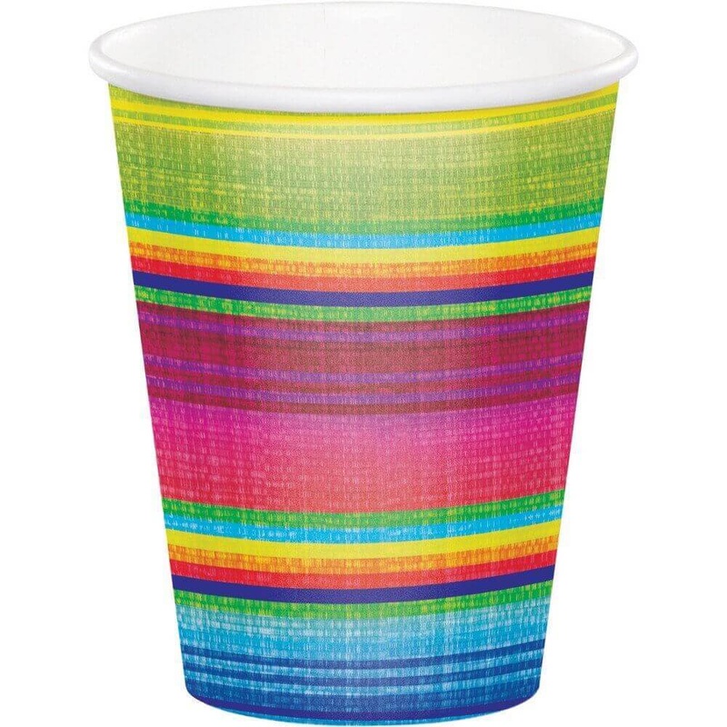 9oz Serape Fiesta Party Cup (8ct)