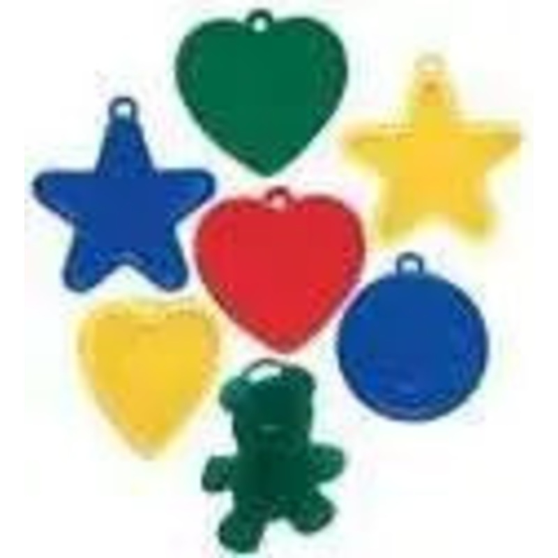 Assorted Primary Color Balloon Weights (1ct)