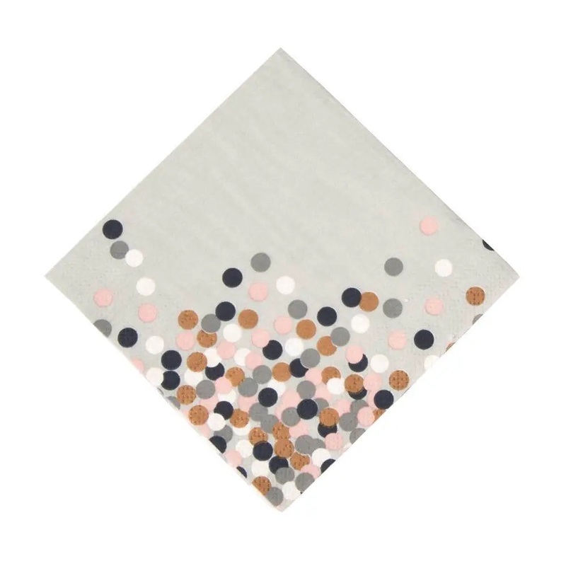 Confetti Design Beverage Napkins (16ct)