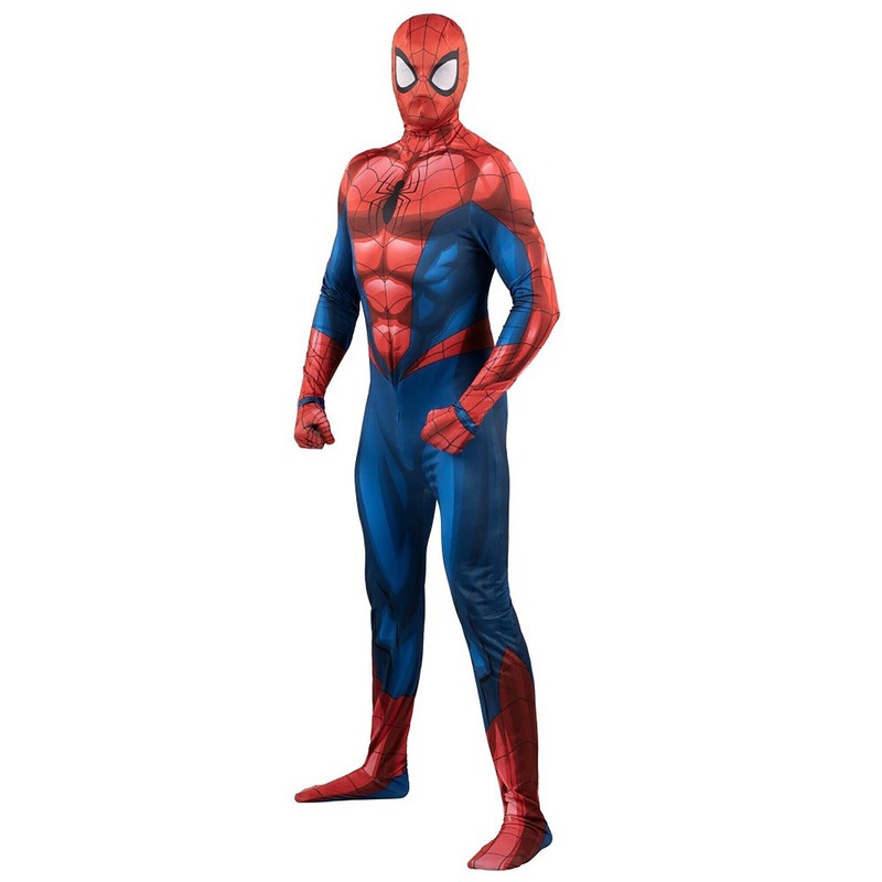 Marvel Spider-Man Spandex Costume for Adults, Suit and Mask