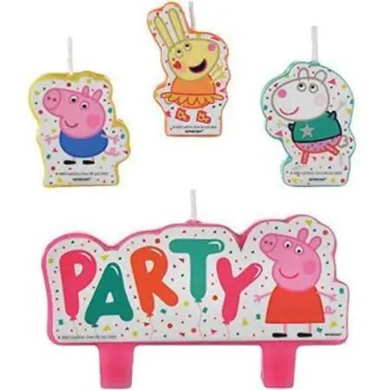 Peppa Pig Candle Set 4ct Pack