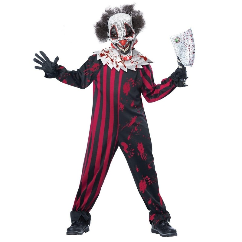 Red Killer Klown Costume for Kids