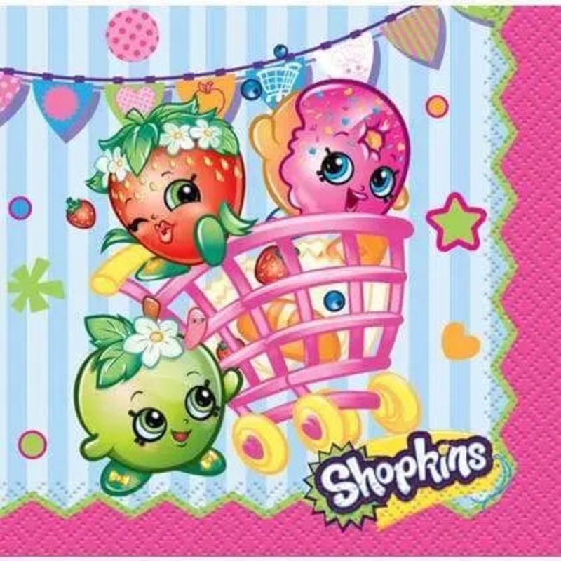 Shopkins - Beverage Napkins (16ct)
